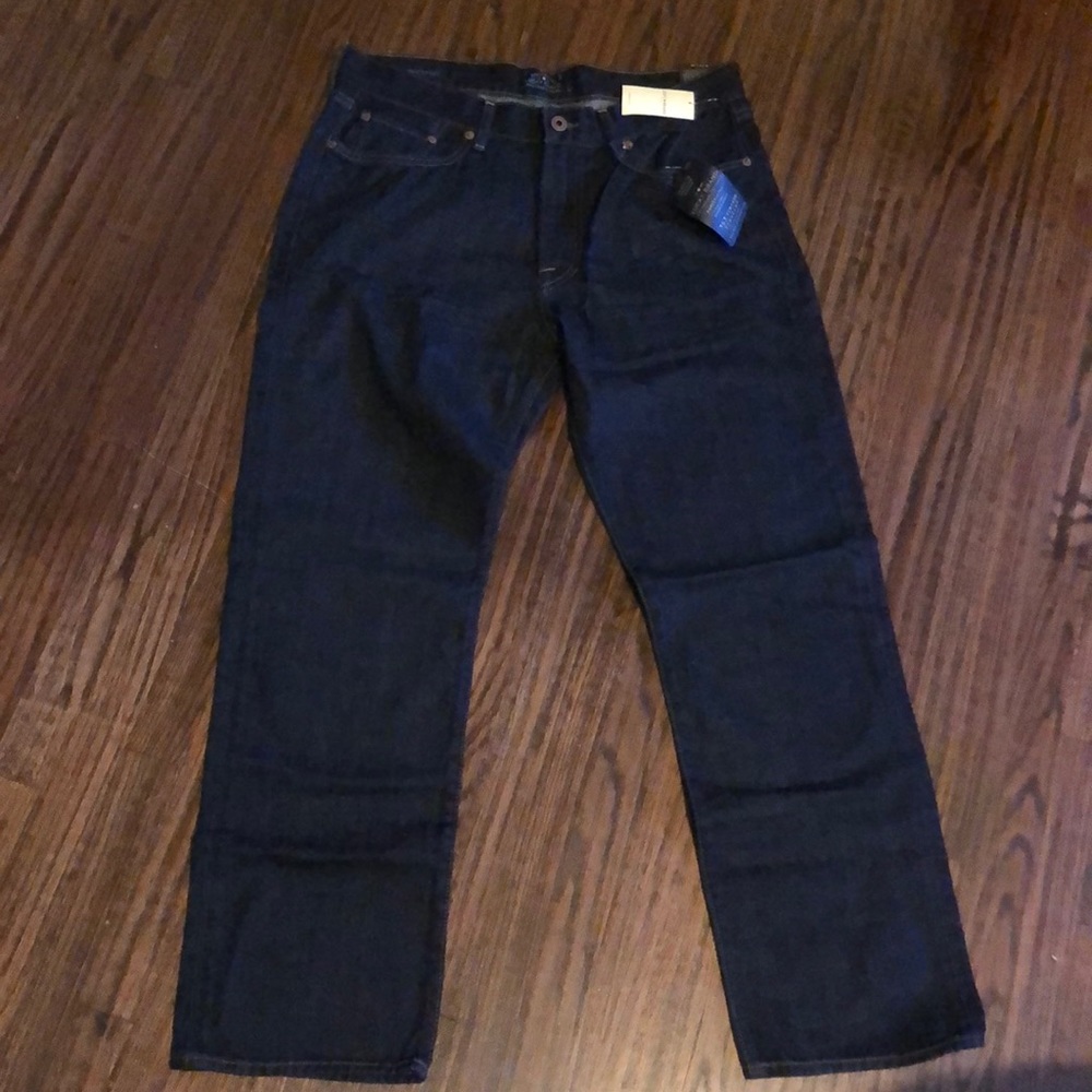 Lucky Brand 363 “vintage straight” dark blue denim